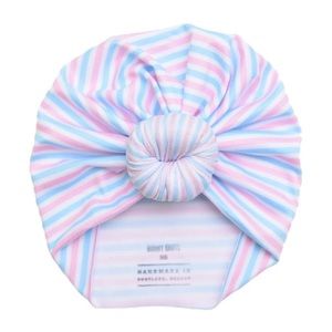 Bunny Knots Hospital Stripe Headwrap
